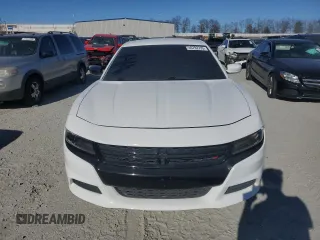 2015 Dodge Charger SXT with VIN 2C3CDXHG9FH915076, listed as a Copart auction lot 46792735 with 156,199 mi miles and Salvage Title. Bid and sale history available at DreamBid. Image 5.