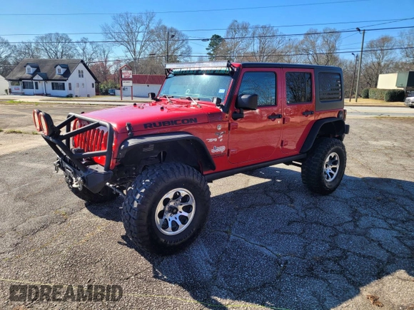 2014 Jeep Wrangler Unlimited Rubicon with VIN 1C4BJWFGXEL197231, listed as a Copart auction lot 49048485 with 90,165 mi miles and Clean Title. Bid and sale history available at carsss.com. Image 1.