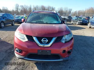 2015 Nissan Rogue SL with VIN 5N1AT2MV2FC848039, listed as a IAAI auction lot 41892155 with 120,401 mi miles. Bid and sale history available at carsss.com. Image 12.