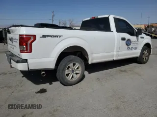 2016 Ford F-150 XL with VIN 1FTMF1CF4GKD54074, listed as a Copart auction lot 47224205 with 97,379 mi miles and Salvage Title. Bid and sale history available at carsss.com. Image 3.