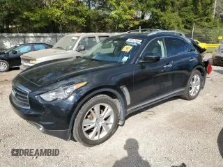 2013 Infiniti FX with VIN JN8CS1MU8DM140245, listed as a Copart auction lot 78312144 with 44,947 mi miles and Salvage Title. Bid and sale history available at DreamBid. Image 1.