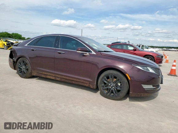 2013 Lincoln MKZ Hybrid with VIN 3LN6L2LU8DR814958, listed as a Copart auction lot 55933775 with 116,138 mi miles and Salvage title. Bid and sale history available at DreamBid. Image 4.