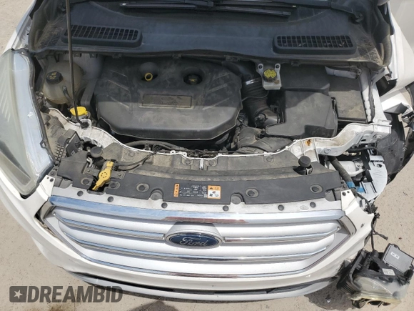 2018 Ford Escape Titanium with VIN 1FMCU0J99JUA06741, listed as a Copart auction lot 55782195 with 103,392 mi miles and Salvage title. Bid and sale history available at DreamBid. Image 12.