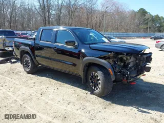 2024 Nissan Frontier PRO-4X with VIN 1N6ED1EK3RN654112, listed as a IAAI auction lot 41686345 with 14,893 mi miles. Bid and sale history available at carsss.com. Image 1.