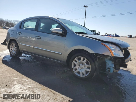2010 Nissan Sentra S with VIN 3N1AB6AP8AL692562, listed as a Copart auction lot 49014345 with 105,454 mi miles and Salvage title. Bid and sale history available at DreamBid. Image 4.