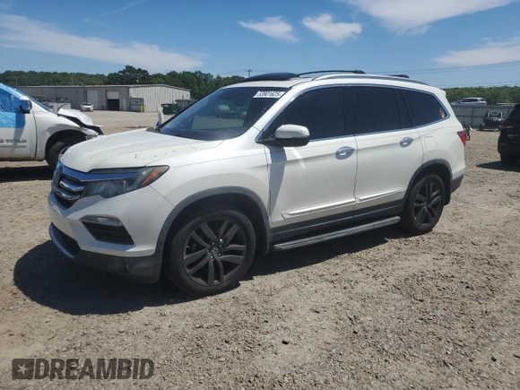 2017 Honda Pilot Touring with VIN 5FNYF6H97HB102965, listed as a Copart auction lot 53901625 with 138,346 mi miles and Salvage Title. Bid and sale history available at DreamBid. Image 1.