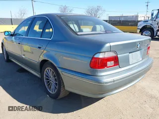 2002 BMW 5 Series 540iA with VIN WBADN63422GN87250, listed as a IAAI auction lot 41681974 with 182,007 mi miles. Bid and sale history available at carsss.com. Image 3.