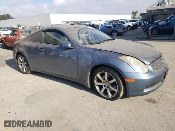 2006 Infiniti G35 Coupe with VIN JNKCV54E06M715667, listed as a Copart auction lot 89386075 with 93,970 mi miles and Clean Title. Bid and sale history available at carsss.com. Image 4.
