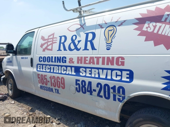 2011 Chevrolet Express Cargo with VIN 1GCWGGCA2B1129681, listed as a IAAI auction lot 42108056 with Not provided miles and . Bid and sale history available at DreamBid. Image 14.