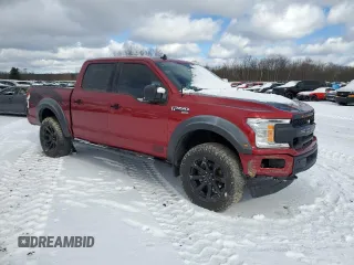 2019 Ford F-150 XL with VIN 1FTEW1E56KFB64268, listed as a Copart auction lot 42147164 with 0 mi miles and Salvage Title. Bid and sale history available at carsss.com. Image 4.