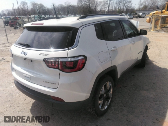 2017 Jeep Compass Limited z VIN 3C4NJDCBXHT641050, wystawiony jako IAAI lot #41838264 z przebiegiem 125 448 mil mil oraz . Historia ofert i sprzedaży dostępna na DreamBid. Obrazek 4.