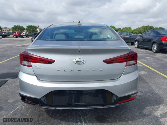 2020 Hyundai Elantra Value Edition with VIN 5NPD84LF4LH605227, listed as a IAAI auction lot 41536543 with 54,519 mi miles. Bid and sale history available at carsss.com. Image 16.