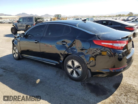 2013 Kia Optima Hybrid LX with VIN KNAGM4AD5D5041418, listed as a Copart auction lot 68339424 with 94,148 mi miles and Salvage Title. Bid and sale history available at carsss.com. Image 2.