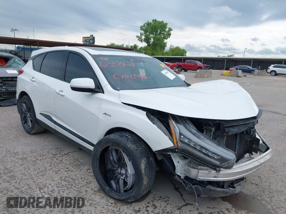 2021 Acura RDX w/A-Spec Package z VIN 5J8TC1H6XML023228, wystawiony jako IAAI lot #42358427 z przebiegiem 69 212 mil mil oraz . Historia ofert i sprzedaży dostępna na DreamBid. Obrazek 1.