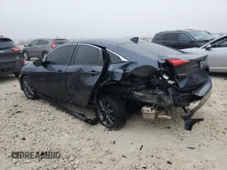 2019 Honda Civic Sedan EX with VIN JHMFC1F31KX003734, listed as a Copart auction lot 46680985 with 30,722 mi miles and Salvage Title. Bid and sale history available at carsss.com. Image 2.