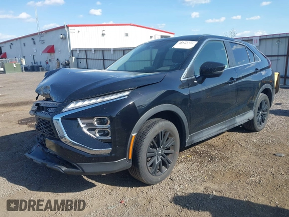 2024 Mitsubishi Eclipse Cross LE with VIN JA4ATVAA3RZ003106, listed as a IAAI auction lot 42163370 with 25,525 mi miles and . Bid and sale history available at DreamBid. Image 2.