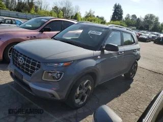 2022 Hyundai Venue SEL с VIN KMHRC8A3XNU177687, выставлен на аукционе Copart как лот 55442895 с пробегом 38 228 миль миль и Списание • Salvage title. История ставок и продаж доступна на DreamBid. Изображение 1.