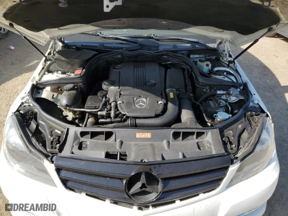 2012 Mercedes-Benz C-Class C 250 with VIN WDDGJ4HB8CF802876, listed as a Copart auction lot 48554275 with 170,669 mi miles and Salvage Title. Bid and sale history available at carsss.com. Image 11.