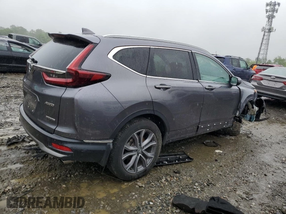 2022 Honda CR-V Touring with VIN 2HKRW2H94NH645927, listed as a Copart auction lot 57567875 with Not provided miles and Salvage title. Bid and sale history available at DreamBid. Image 3.