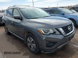 2018 Nissan Pathfinder SL with VIN 5N1DR2MN6JC606813, listed as a IAAI auction lot 41684732 with 101,953 mi miles. Bid and sale history available at carsss.com. Image 1.