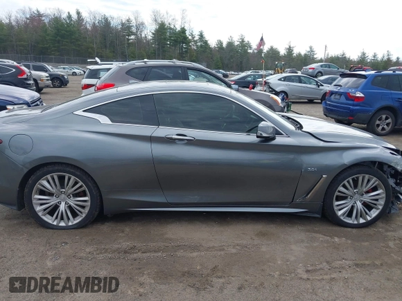 2017 Infiniti Q60 Premium with VIN JN1EV7EL5HM550031, listed as a IAAI auction lot 41965643 with 61,717 mi miles and . Bid and sale history available at DreamBid. Image 13.