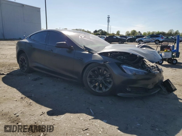 2020 Tesla Model S Long Range with VIN 5YJSA1E20LF390710, listed as a Copart auction lot 53388975 with 93,682 mi miles and Salvage title. Bid and sale history available at DreamBid. Image 4.
