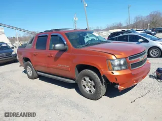 2007 Chevrolet Avalanche LT w/1LT with VIN 3GNFK12357G114543, listed as a IAAI auction lot 41861955 with 190,432 mi miles. Bid and sale history available at carsss.com. Image 1.