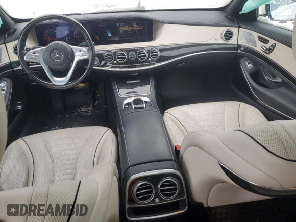 2019 Mercedes-Benz S 560 with VIN WDDUG8GB2KA458581, listed as a Copart auction lot 88245625 with 93,555 mi miles and Clean Title. Bid and sale history available at DreamBid. Image 8.