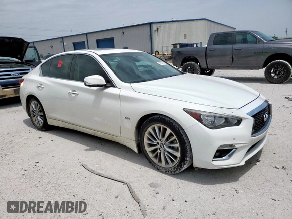 2018 Infiniti Q50 Sport z VIN JN1EV7AP9JM354057, wystawiony jako Copart lot #57147175 z przebiegiem 93 777 mil mil oraz Szkoda całkowita • Salvage title. Historia ofert i sprzedaży dostępna na DreamBid. Obrazek 4.