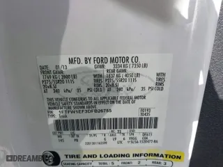 2013 Ford F-150 XL with VIN 1FTFW1EF3DFB26755, listed as a IAAI auction lot 41690301 with 231,078 mi miles. Bid and sale history available at carsss.com. Image 9.