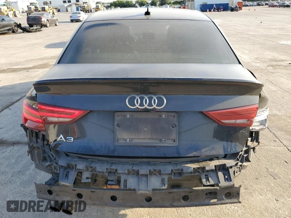 2018 Audi A3 Premium with VIN WAUAUGFF3J1092839, listed as a Copart auction lot 61115184 with 88,313 mi miles and Salvage Title. Bid and sale history available at DreamBid. Image 6.