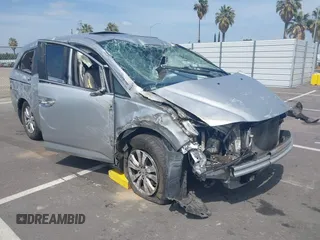 2014 Honda Odyssey EX-L with VIN 5FNRL5H68EB114079, listed as a IAAI auction lot 42117639 with Not Provided miles and . Bid and sale history available at carsss.com. Image 1.
