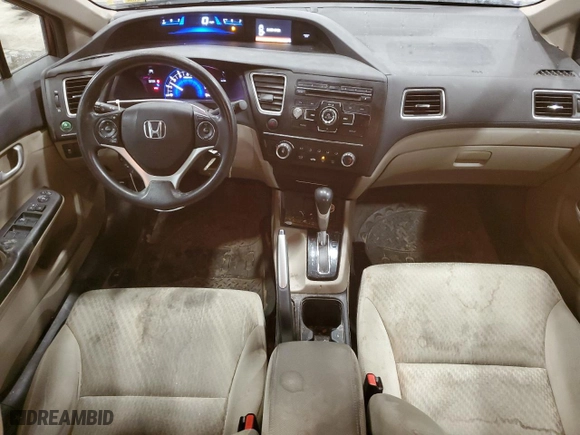 2015 Honda Civic Sedan LX with VIN 19XFB2F5XFE093659, listed as a Copart auction lot 46832235 with 111,587 mi miles and Salvage Title. Bid and sale history available at carsss.com. Image 8.