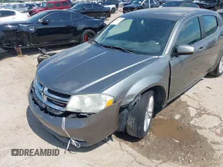 2012 Dodge Avenger SXT with VIN 1C3CDZCB9CN212328, listed as a IAAI auction lot 42360745 with 189,311 mi miles and . Bid and sale history available at DreamBid. Image 6.