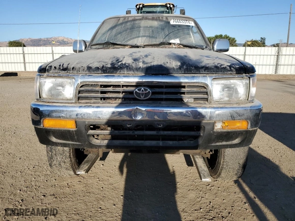 1995 Toyota 4Runner SR5 with VIN JT3VN29V7S0068238, listed as a Copart auction lot 76603374 with 182,320 mi miles and Clean Title. Bid and sale history available at carsss.com. Image 5.