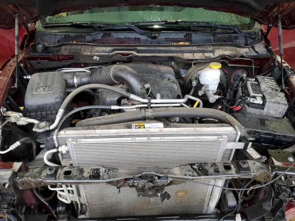 2019 Ram 1500 Classic Lone Star with VIN 1C6RR6LT4KS525941, listed as a Copart auction lot 43277875 with 59,586 mi miles and Salvage Title. Bid and sale history available at carsss.com. Image 12.