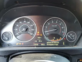 2014 BMW 3 Series 335i with VIN WBA3A9C50EF479026, listed as a Copart auction lot 42343485 with 115,192 mi miles and Clean Title. Bid and sale history available at carsss.com. Image 9.