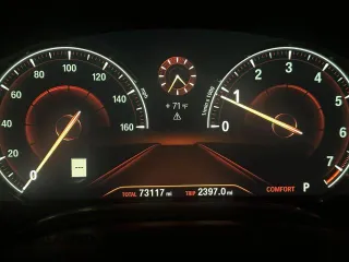 2016 BMW 7 Series 750i xDrive with VIN WBA7F2C51GG415746, listed as a Copart auction lot 50784393 with 73,117 mi miles. Bid and sale history available at carsss.com. Image 8.