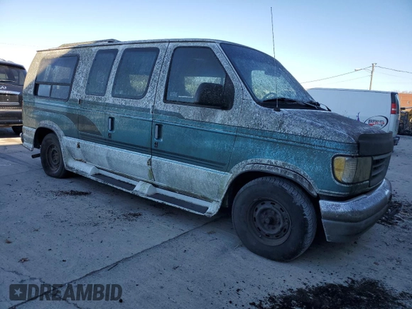 1993 Ford Econoline Cargo with VIN 1FDEE14N5PHB25182, listed as a Copart auction lot 79466974 with 140,129 mi miles and Clean Title. Bid and sale history available at carsss.com. Image 4.