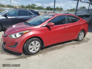 2016 Hyundai Elantra SE with VIN KMHDH4AE8GU484476, listed as a Copart auction lot 57200834 with 43,505 mi miles and Clean Title. Bid and sale history available at carsss.com. Image 1.