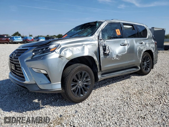 2023 Lexus GX with VIN JTJAM7BX0P5369155, listed as a Copart auction lot 71053914 with 0 mi miles and Salvage Title. Bid and sale history available at carsss.com. Image 1.