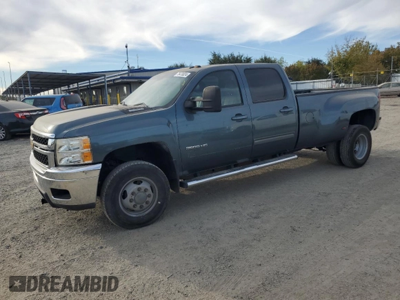 2011 Chevrolet Silverado 3500HD DRW LTZ with VIN 1GC4K1C87BF114256, listed as a Copart auction lot 75470024 with 0 mi miles and Salvage Title. Bid and sale history available at carsss.com. Image 1.