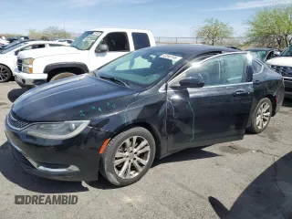 2015 Chrysler 200 Limited with VIN 1C3CCCAB7FN599212, listed as a Copart auction lot 53280195 with 275,033 mi miles and Salvage Title. Bid and sale history available at DreamBid. Image 1.