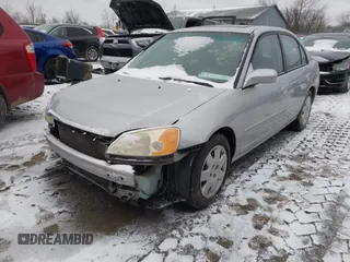 2001 Honda Civic EX with VIN 2HGES26751H522623, listed as a IAAI auction lot 41722598 with 209,912 mi miles and . Bid and sale history available at DreamBid. Image 2.