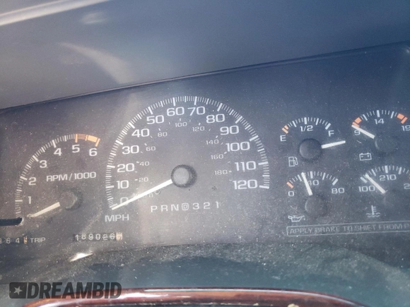 2000 Cadillac Escalade z VIN 1GYEK63R5YR187895, wystawiony jako Copart lot #72468044 z przebiegiem 189 026 mil mil oraz Czysty tytuł • Clean title. Historia ofert i sprzedaży dostępna na DreamBid. Obrazek 9.