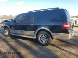 2008 Ford Expedition EL Eddie Bauer with VIN 1FMFK175X8LA18698, listed as a Copart auction lot 44029175 with 218,264 mi miles and Salvage Title. Bid and sale history available at carsss.com. Image 2.