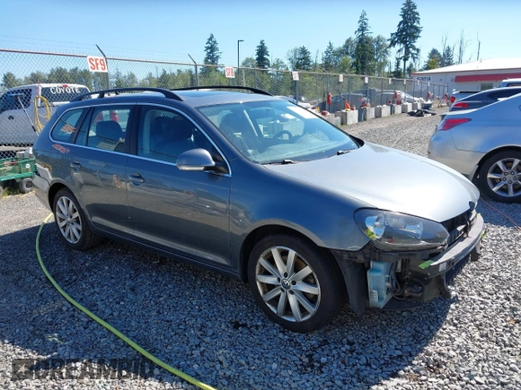 2012 Volkswagen Jetta TDI w/Sunroof with VIN 3VWPL7AJ7CM666499, listed as a IAAI auction lot 42620778 with 109,250 mi miles and . Bid and sale history available at DreamBid. Image 1.