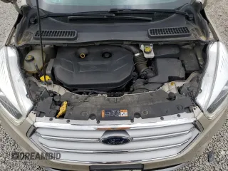 2017 Ford Escape Titanium with VIN 1FMCU0J98HUD75004, listed as a Copart auction lot 51627805 with 74,166 mi miles and Salvage Title. Bid and sale history available at carsss.com. Image 12.