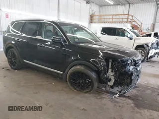 2020 Kia Telluride SX with VIN 5XYP5DHC4LG015220, listed as a IAAI auction lot 41994782 with 53,401 mi miles and . Bid and sale history available at carsss.com. Image 1.