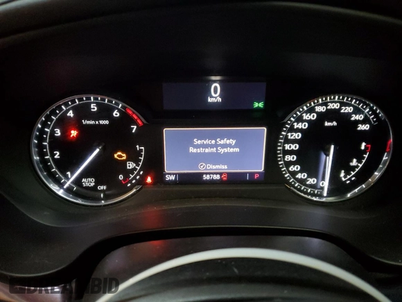 2022 Cadillac XT4 FWD Luxury z VIN 1GYAZAR48NF163967, wystawiony jako Copart lot #43148925 z przebiegiem 58 788 mil mil oraz Czysty tytuł • Clean title. Historia ofert i sprzedaży dostępna na DreamBid. Obrazek 9.